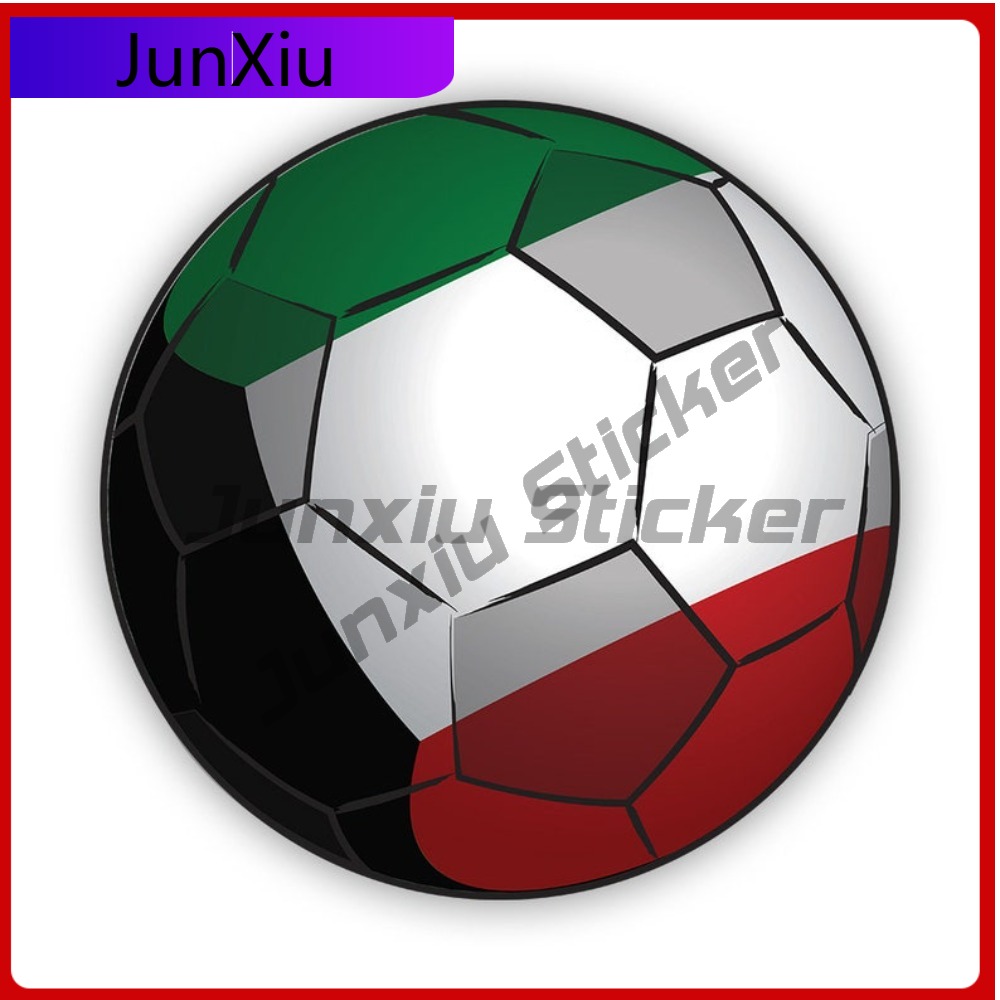 Laptop Accessories Kuwait - Kuwait Football Sticker Fade Resistant Weather