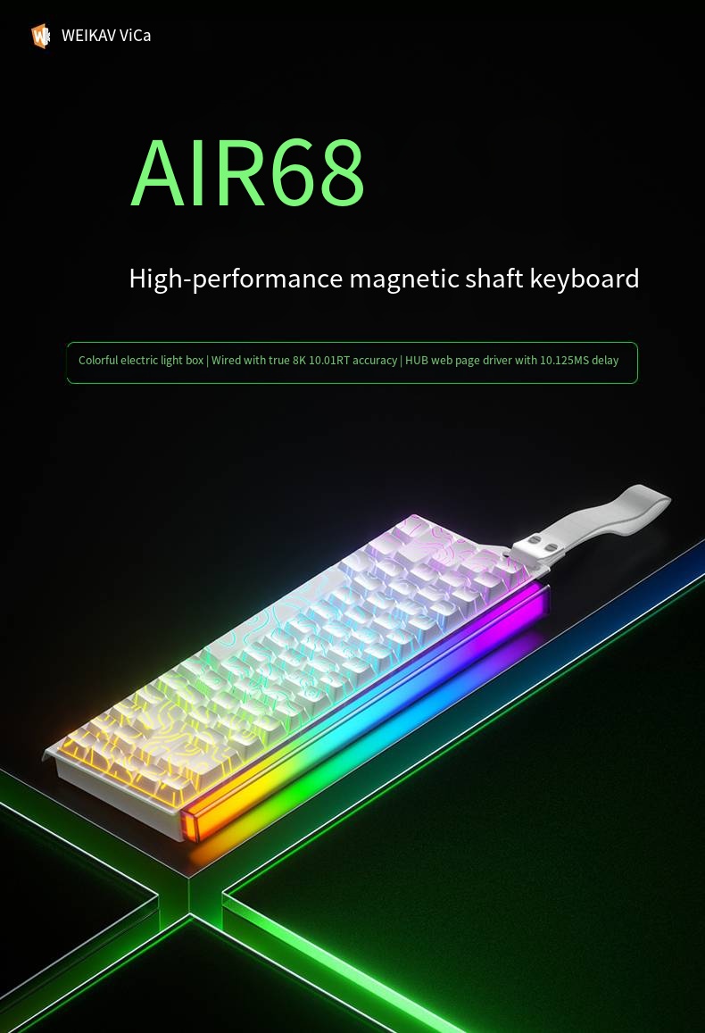 Laptop Accessories Uk - ACE68 Magnetic Keyboard Wired Mechanical ACE60