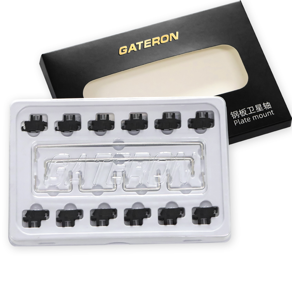 Laptop Accessories Uk - Gateron Black Plate Mount Stabilizer Satellite