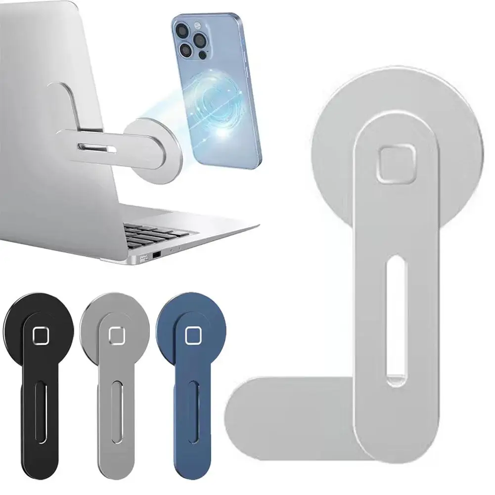 Laptop Accessories Must Have - Foldable Magnetic Phone Holder For Laptop