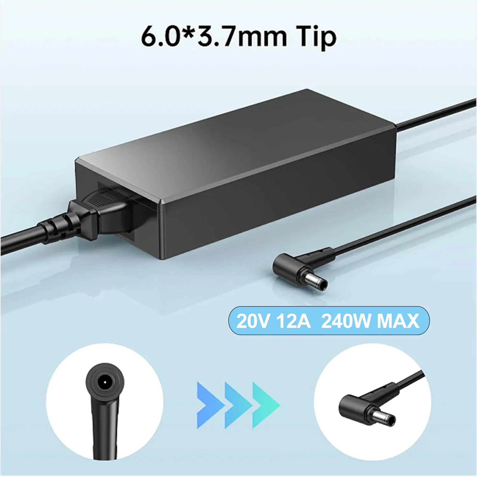 Laptop Accessories Shop - 20V 12A Laptop AC Adapter Charger