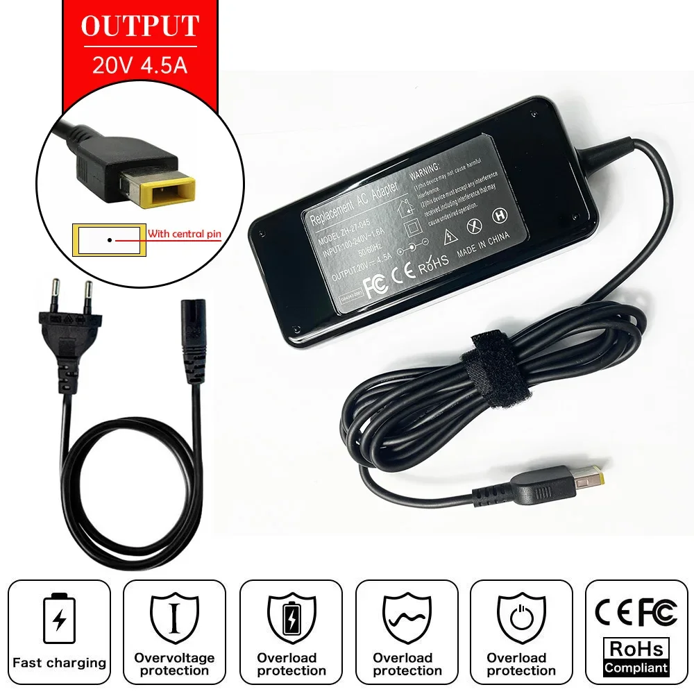 Laptop Accessories Shop - 20V 4.5A 90W Laptop Ac Adapter