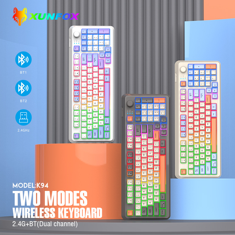 Laptop Accessories Uk - Wireless Keyboard Spanish Russian Arabic Korean
