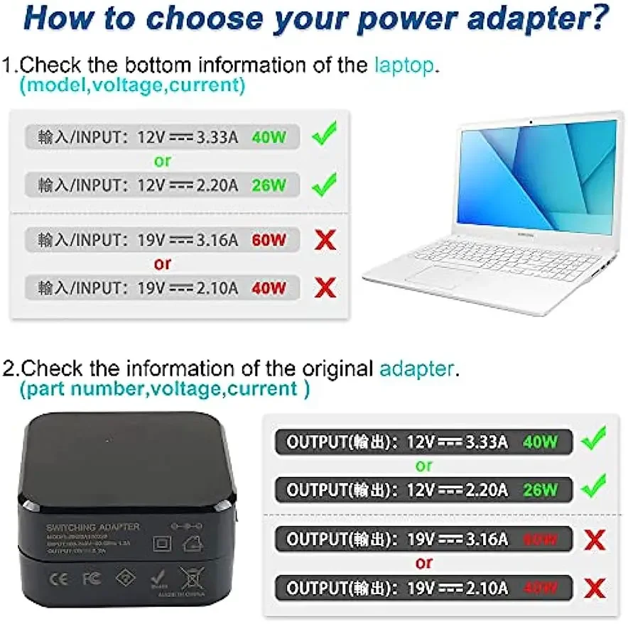 12V 3.33A Laptop Ac Adapter Ch - Laptop Accessories Shop ulasan dan harga