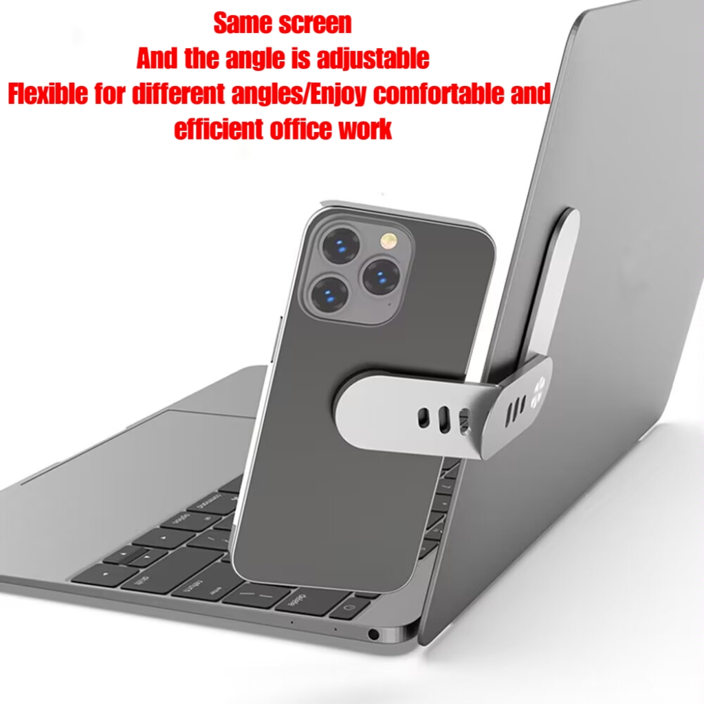 Laptop Phone Holder, Magnetic  - Laptop Accessories Must Have ulasan dan harga