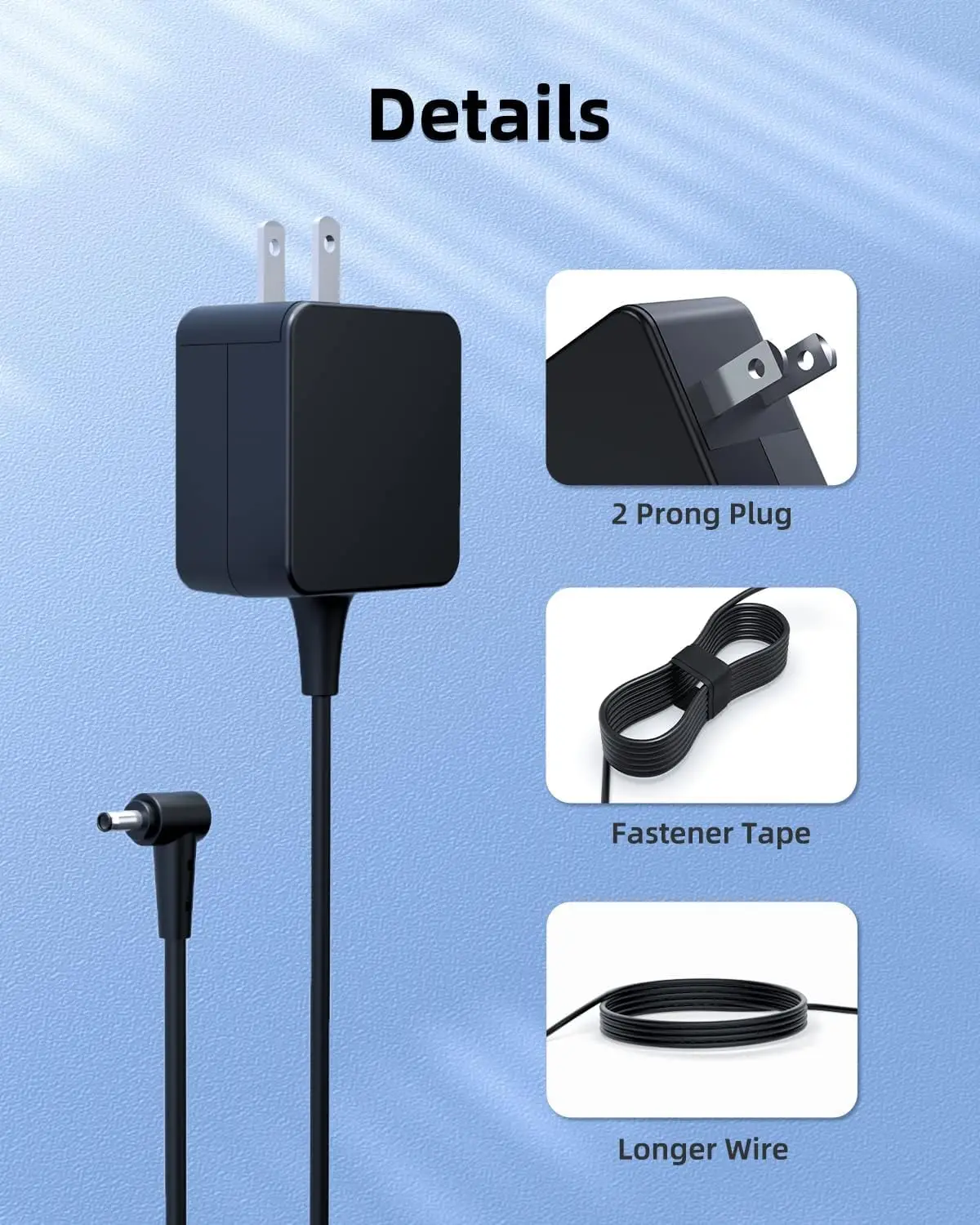 19V 2.37A 45W Laptop Ac Adapte - Laptop Accessories Shop ulasan dan harga