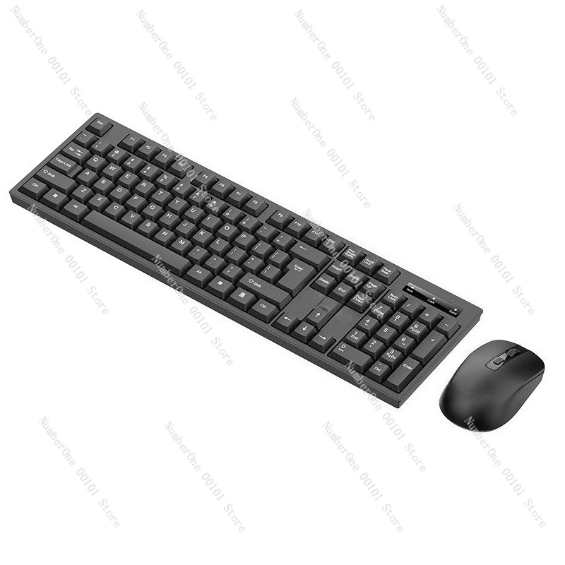 Wireless Keyboard Mouse Set, H - Laptop Accessories Combo Set ulasan dan harga