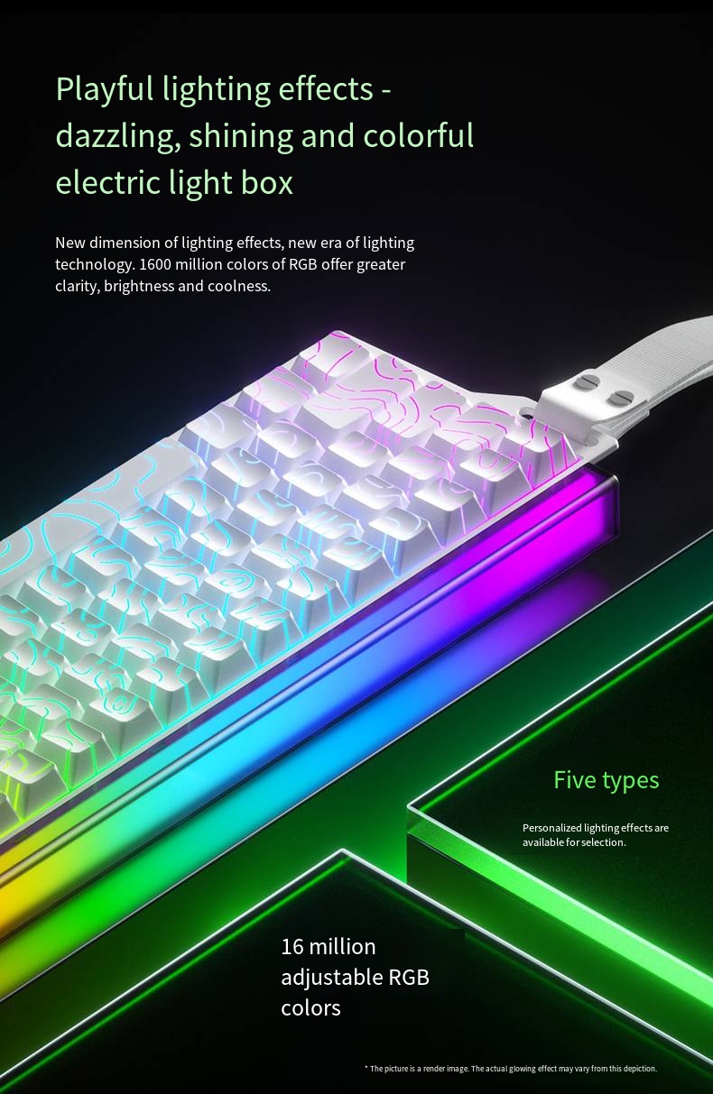 ACE68 Magnetic Keyboard Wired  - Laptop Accessories Uk ulasan dan harga
