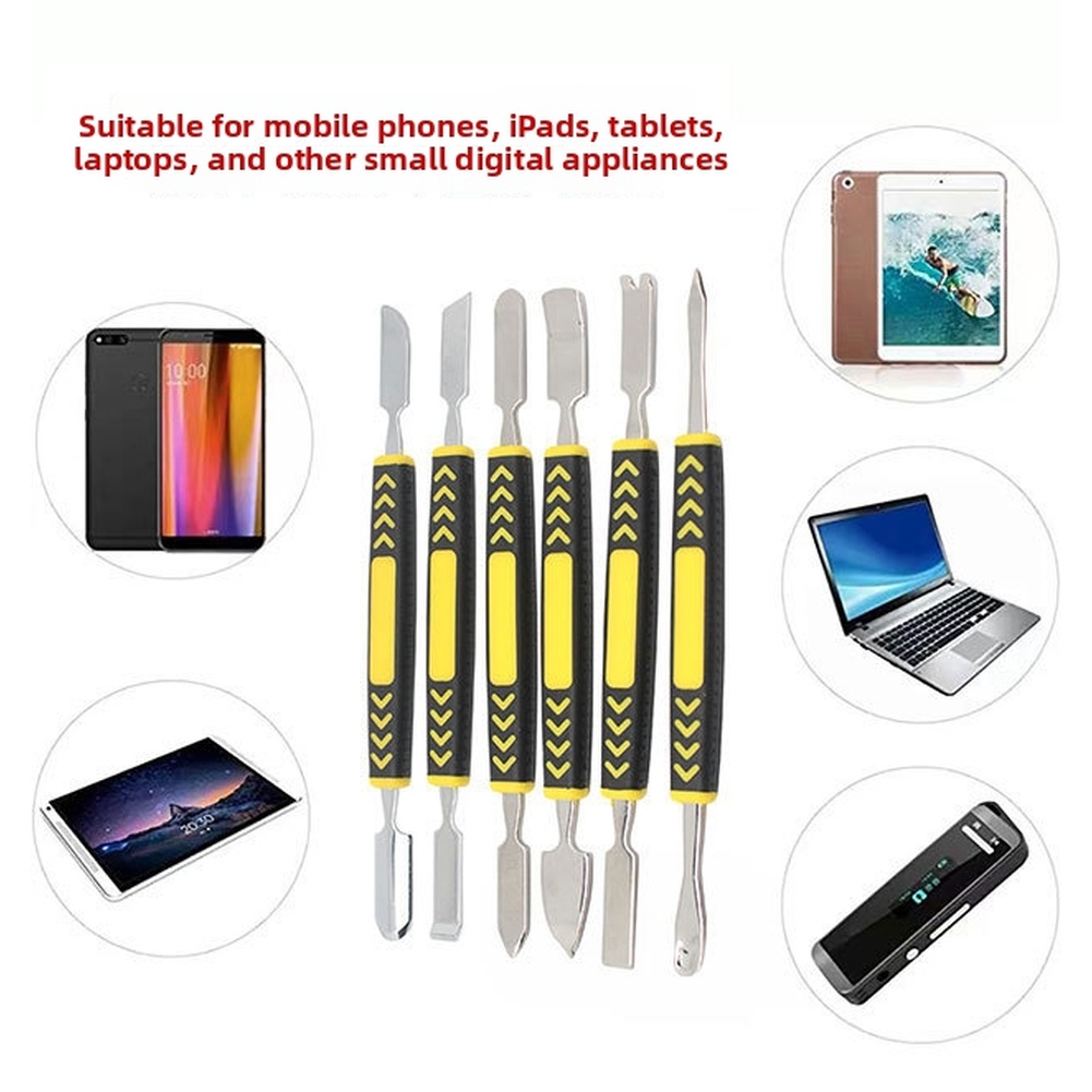 6PCS Pry Bar Set With Non-Slip - Laptop Open Accessories ulasan dan harga