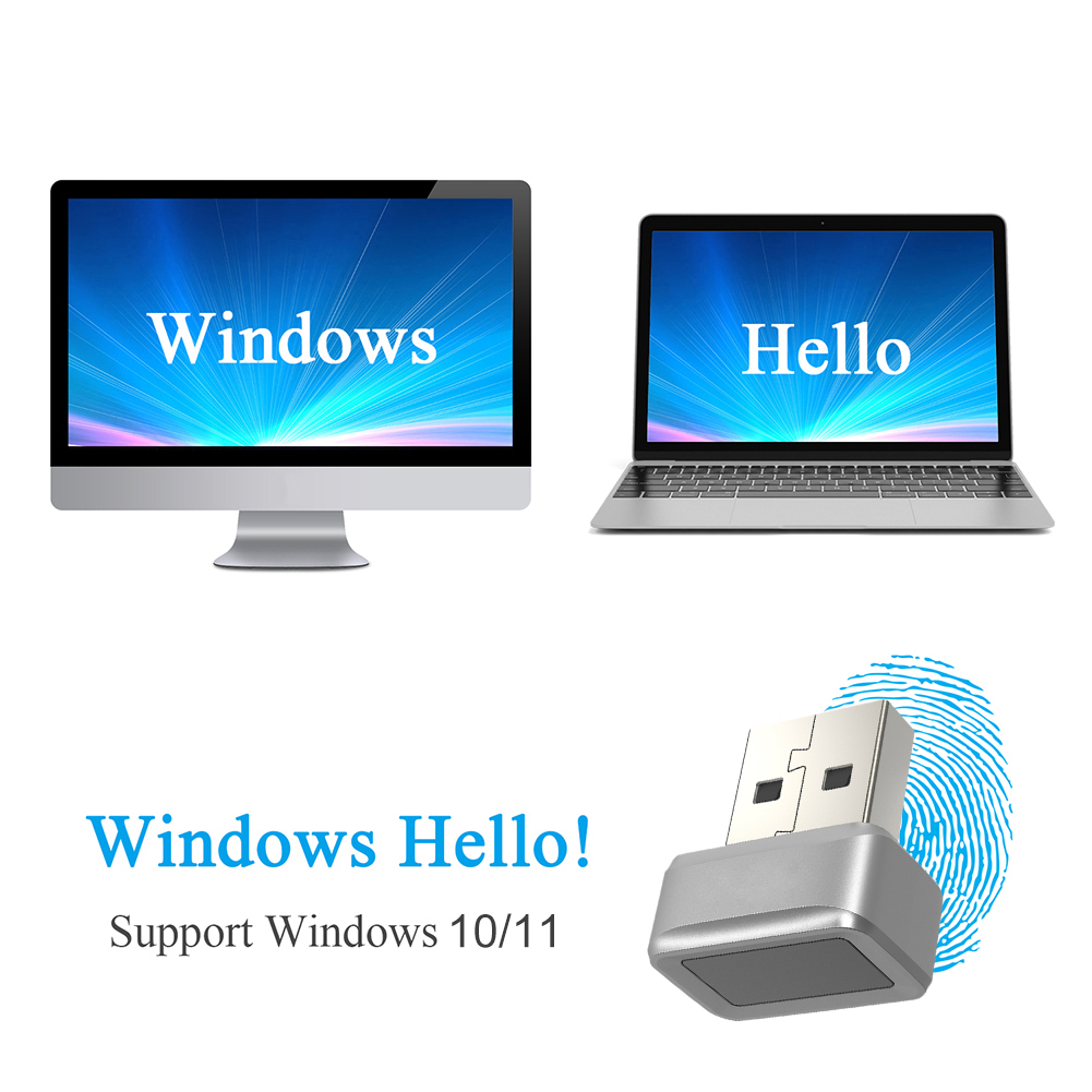 USB Fingerprint Key Reader 360 - Fingerprint Reader Usb ulasan dan harga