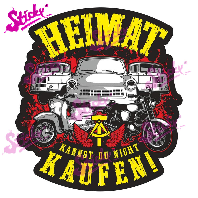 STICKY Retro German DDR You Ca - Laptop Accessories Buy ulasan dan harga