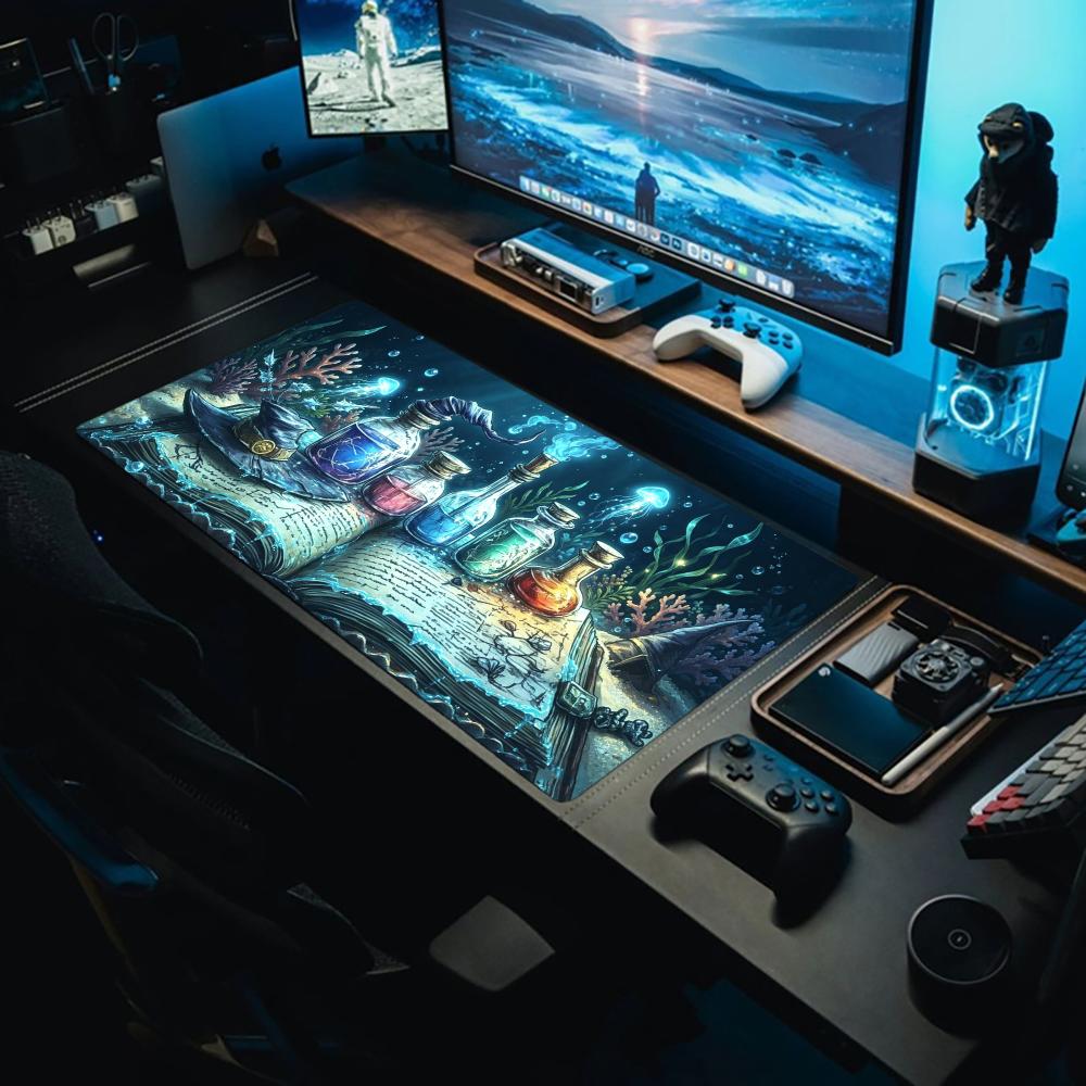 Fantasy Sky Altar Desk Pad Glo - Laptop Open Accessories ulasan dan harga