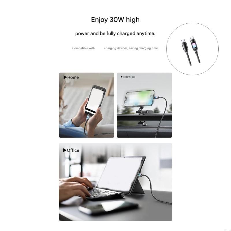 Q6PA USB C Charging Cable 30W  - Laptop Open Accessories ulasan dan harga