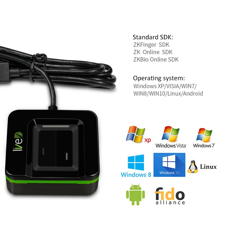 20R Optical Fingerprint Scanne - Fingerprint Reader Usb ulasan dan harga