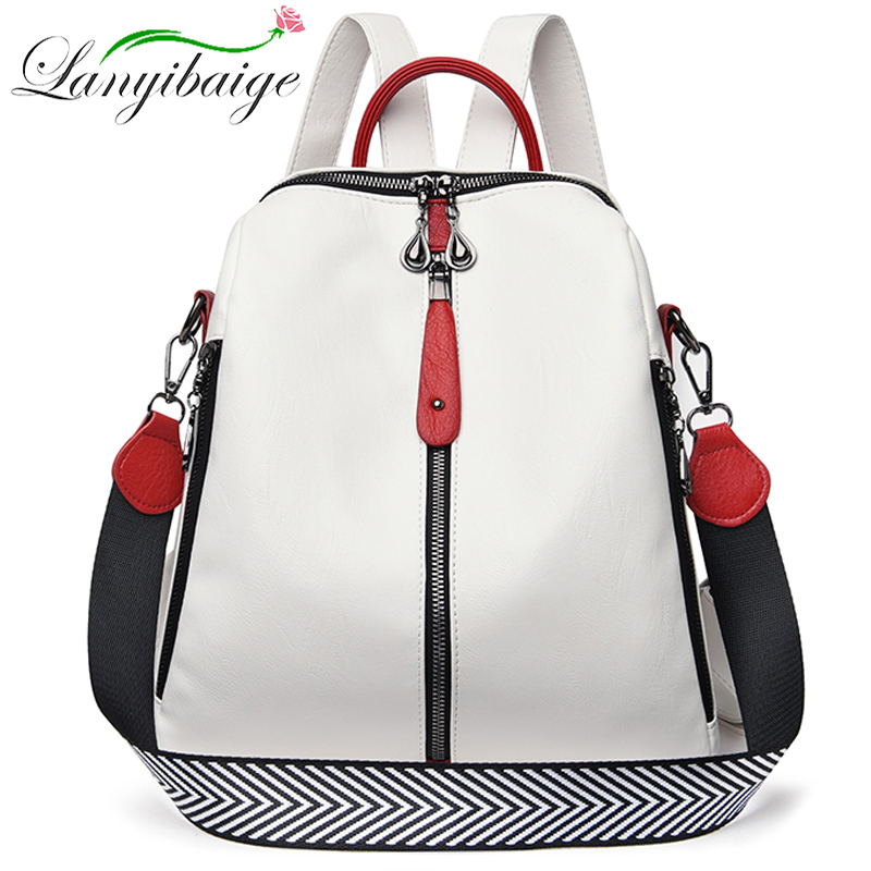 Fashion Backpack Women Soft Le - Laptop Accessories Girly ulasan dan harga