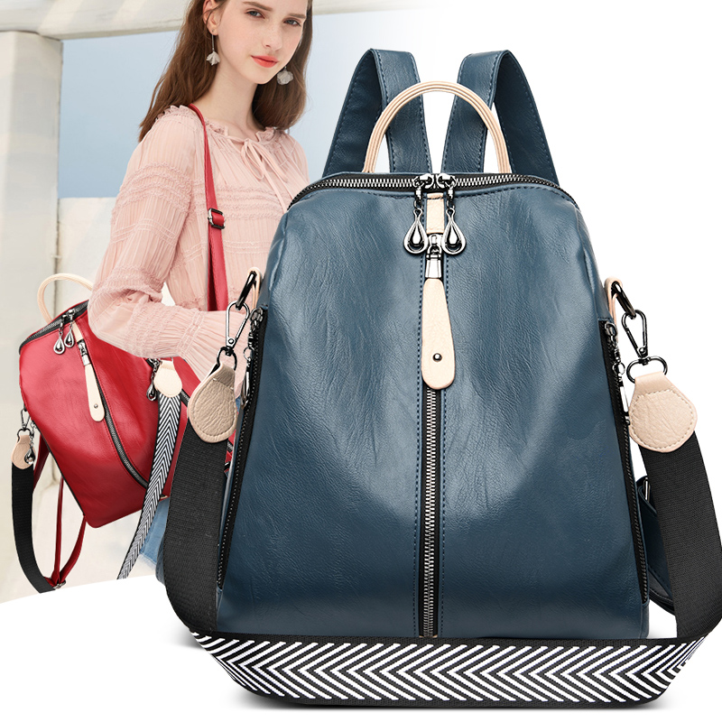 Fashion Backpack Women Soft Le - Laptop Accessories Girly ulasan dan harga