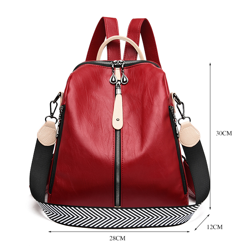 Fashion Backpack Women Soft Le - Laptop Accessories Girly ulasan dan harga