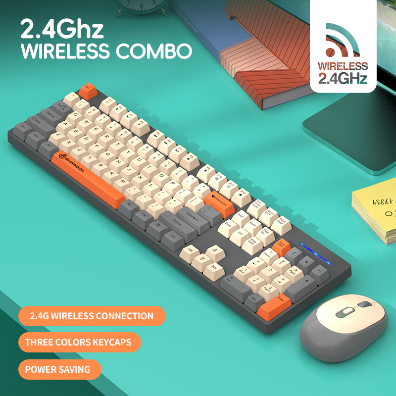 Shipadoo Gaming Wireless Keybo - Laptop Accessories Combo Set ulasan dan harga