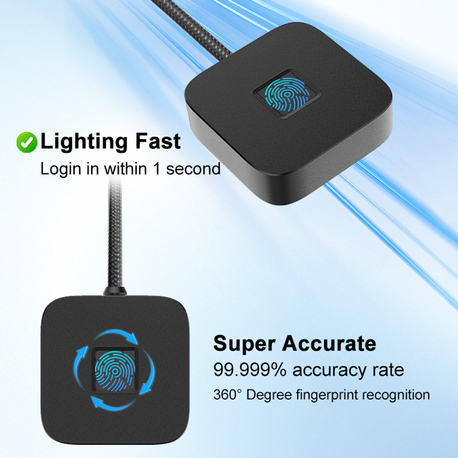 USB Fingerprint Reader with 5f - Fingerprint Reader Usb ulasan dan harga