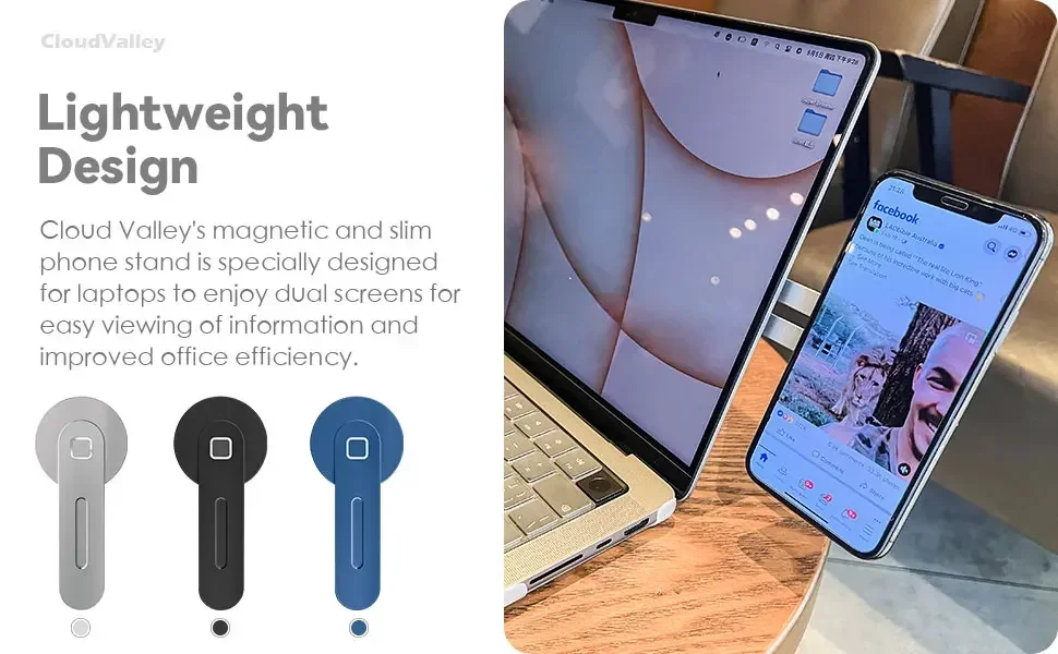 Foldable Magnetic Phone Holder - Laptop Accessories Must Have ulasan dan harga