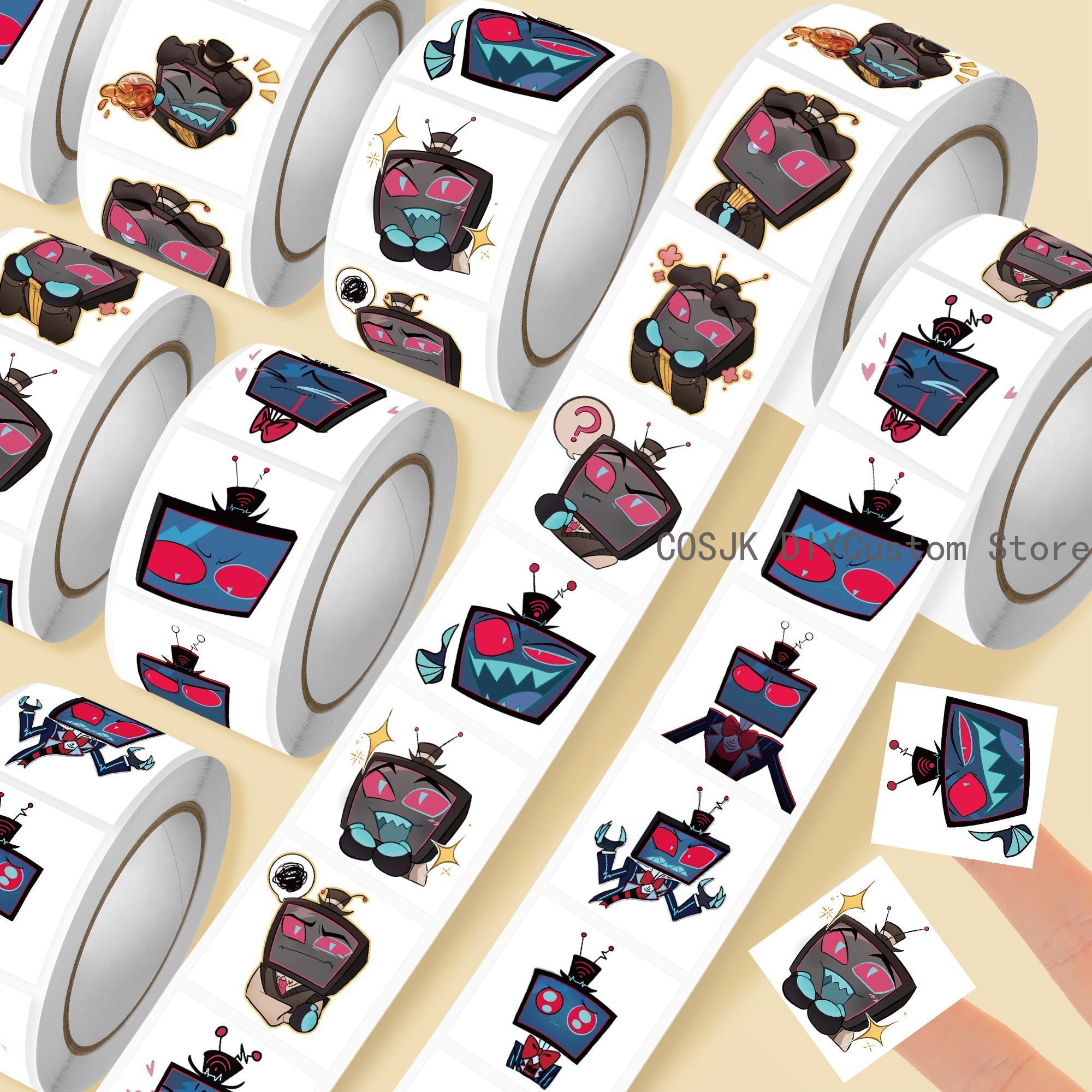 500Pc/Roll Anime Vox Q Version - Laptop Accessories For Students ulasan dan harga
