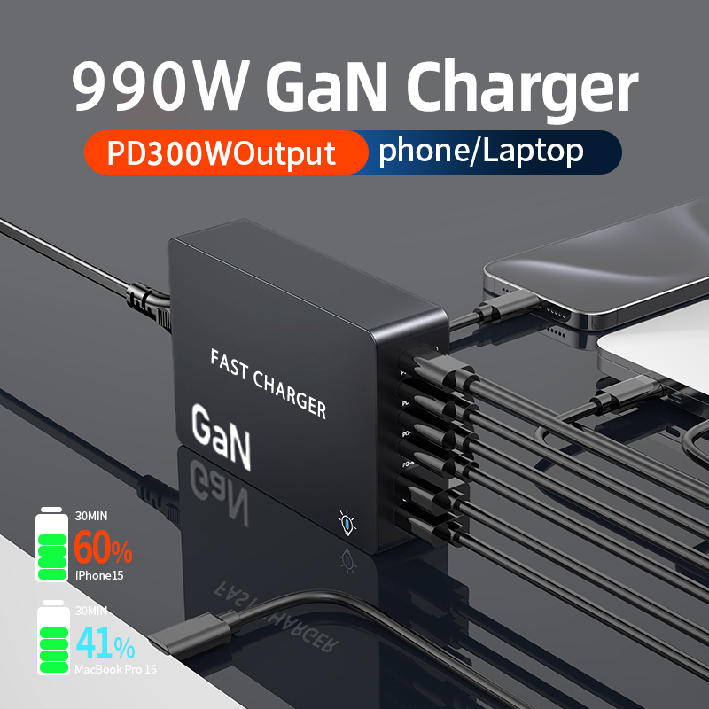 6-Ports PD USB GaN Fast Chargi - Laptop Accessories Uk ulasan dan harga