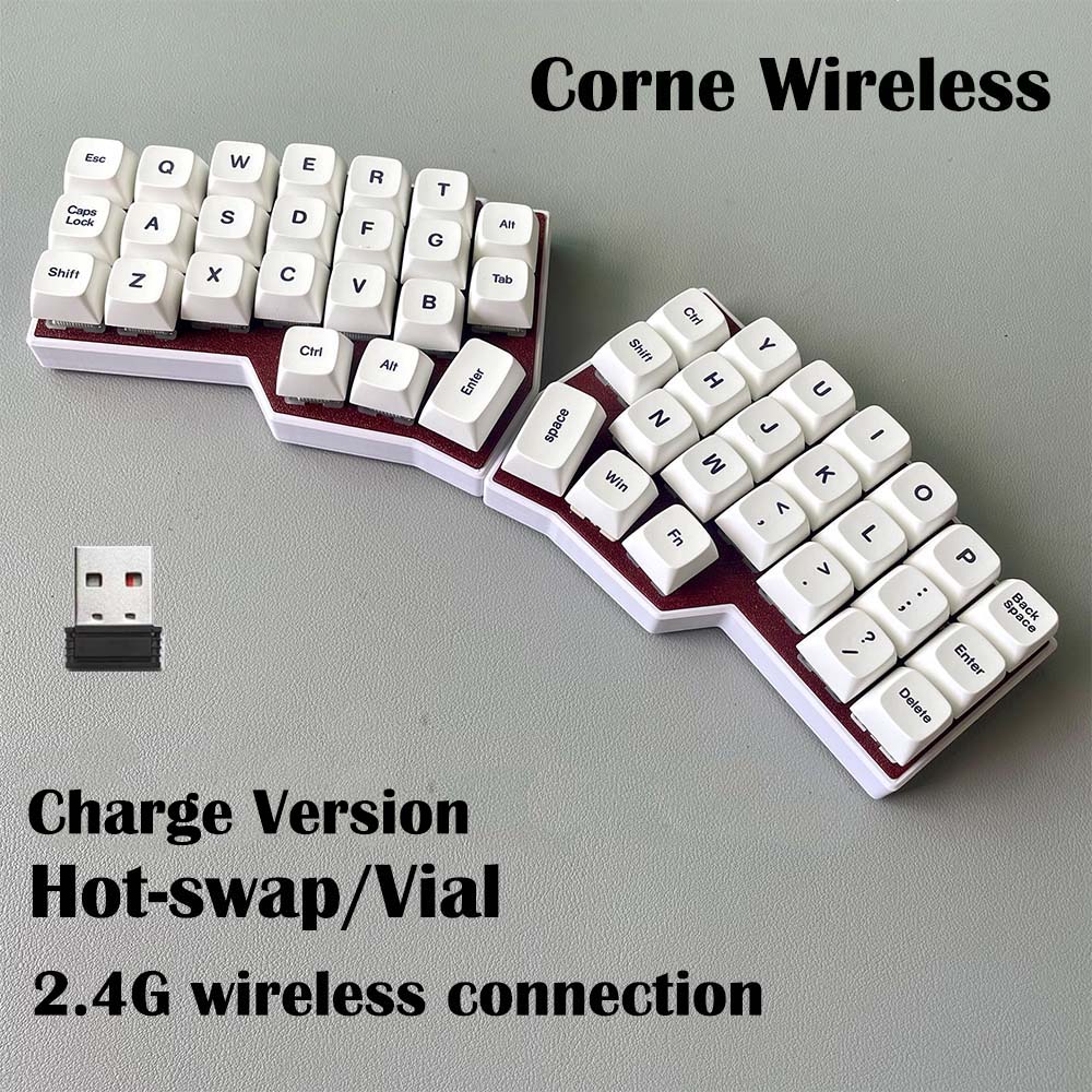 CORNE V4 2.4G Wireless Split E - Laptop Accessories Uk ulasan dan harga