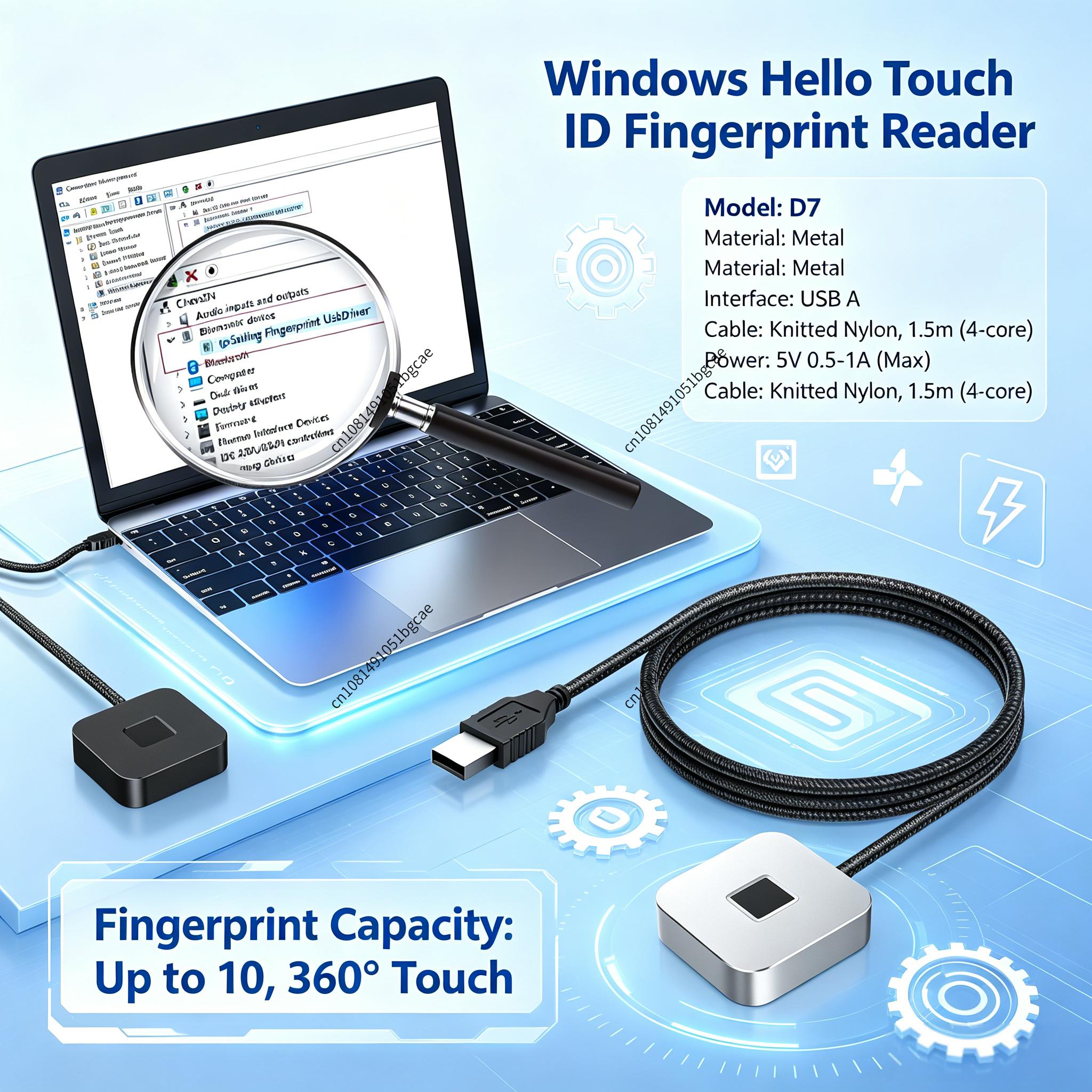 USB Fingerprint Reader with 5f - Fingerprint Reader Usb ulasan dan harga