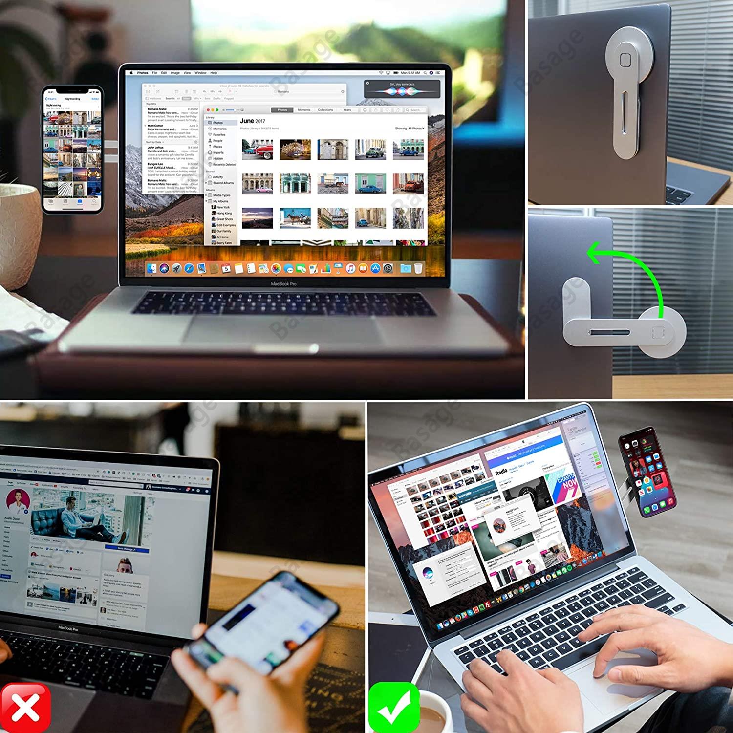 Magnetic Laptop Phone Holder C - Laptop Accessories Must Have ulasan dan harga