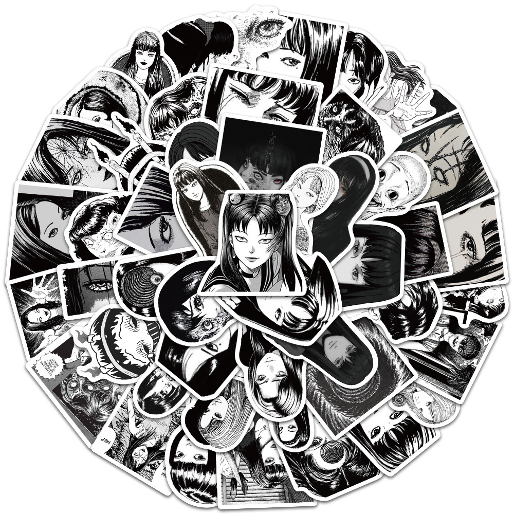 50Pcs Japanese Horror Anime To - Laptop Accessories Girly ulasan dan harga