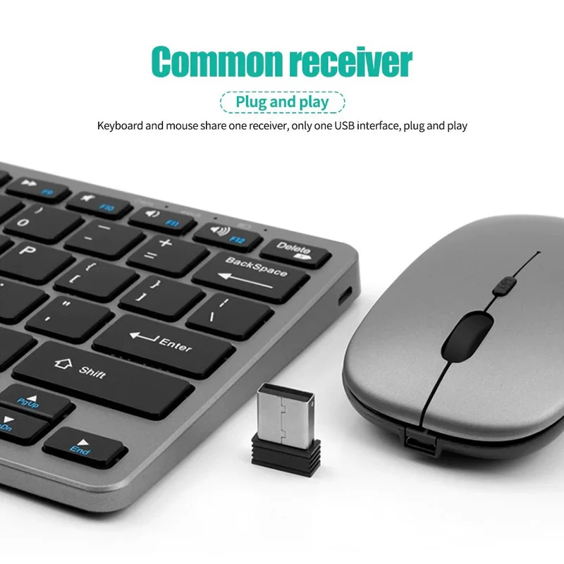 2.4G Wireless Keyboard Mouse S - Laptop Accessories Combo Set ulasan dan harga