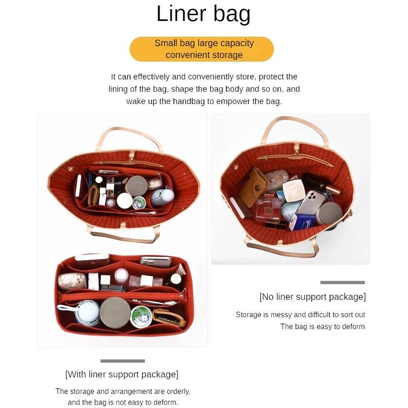 Lining Organizer Insert Felt F - Laptop Accessories Must Have ulasan dan harga