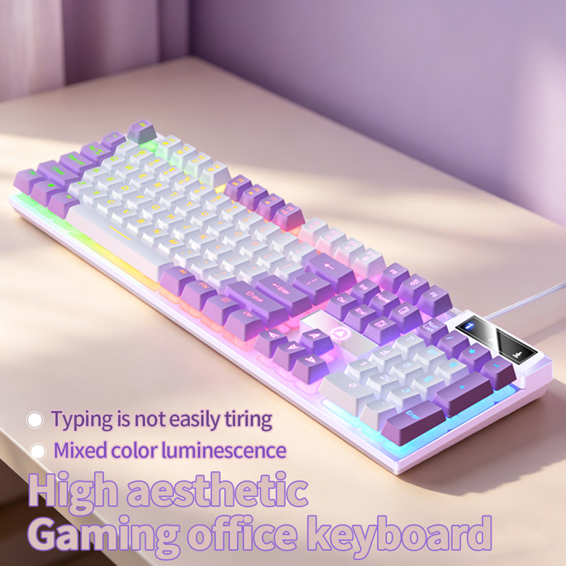 Gaming  Keyboard and Mouse Wir - Laptop Accessories Combo Set ulasan dan harga